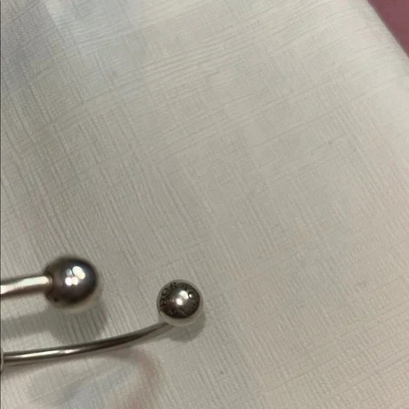 Pandora Silver double charm and with stoppers bracelet - Picture 3 of 5